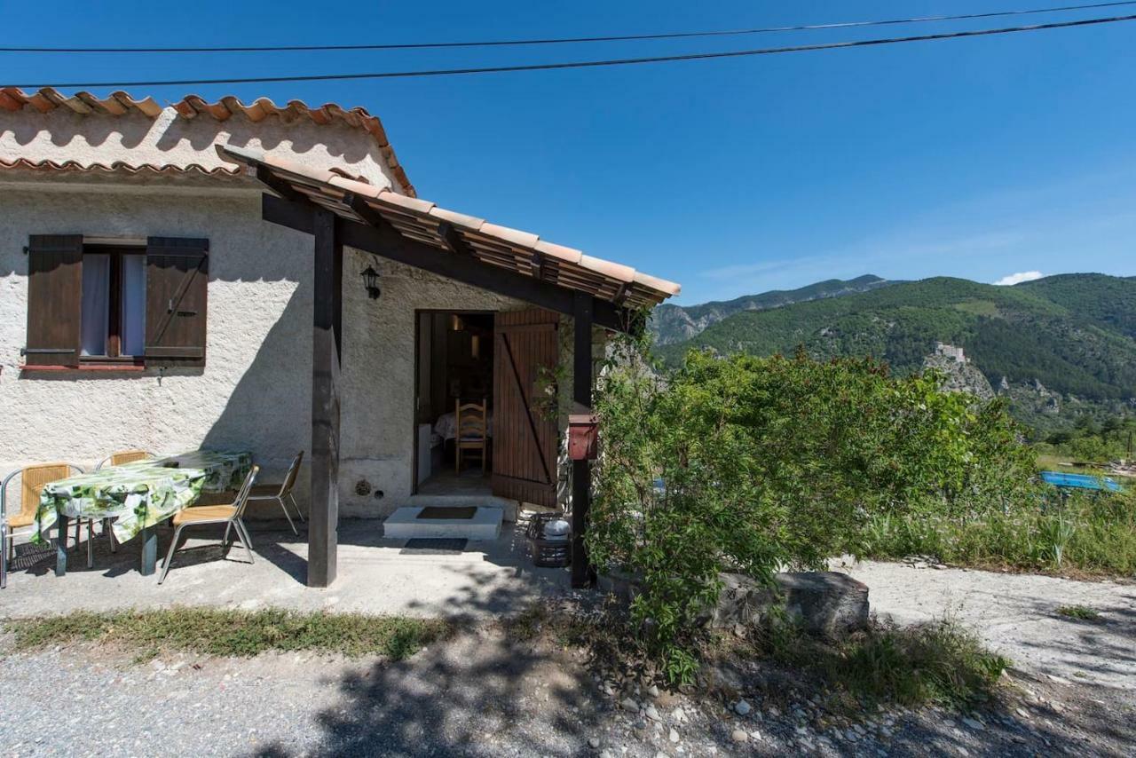 Appartement Clôt de Félines Entrevaux Exterior foto